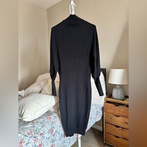 L'Academie Black Long Sleeve Dress
